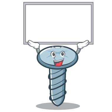 Yönetim Kurulu vida karakter karikatür tarzı