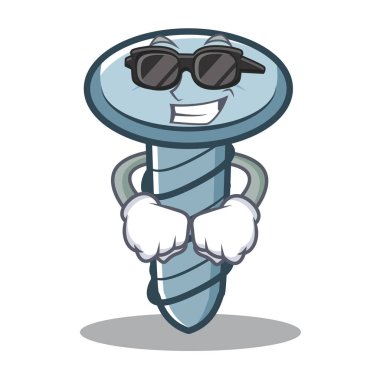 Süper cool vida karakter karikatür tarzı