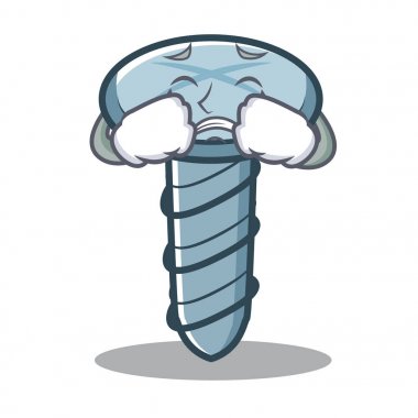 Vida karakter karikatür tarzı ağlıyor