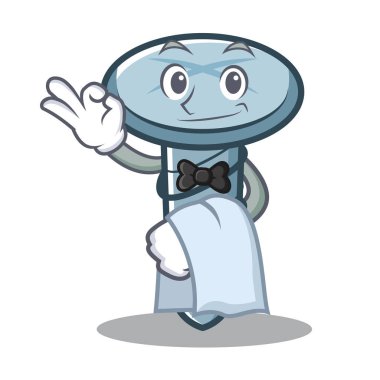 Garson vida karakter karikatür tarzı