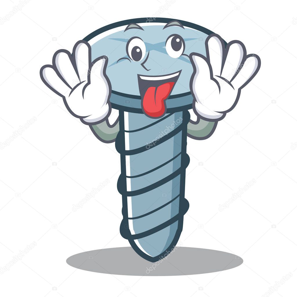 Loco tornillo car cter estilo de dibujos animados 2024