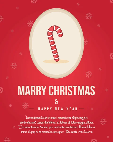 Joyeux Noël Poster collection de modèles — Image vectorielle