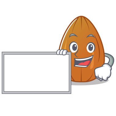 Yönetim Kurulu badem fındık karakter karikatür ile