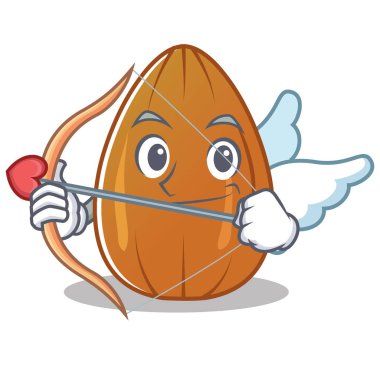 Aşk tanrısı badem fındık karakter karikatür