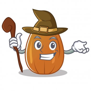 Cadı badem fındık karakter karikatür