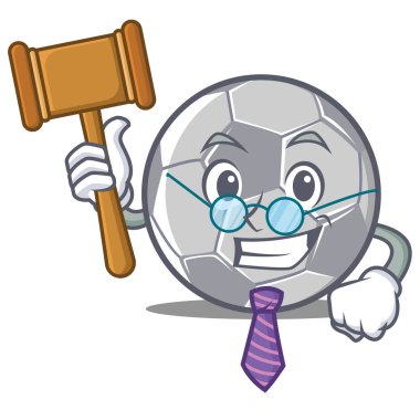 Yargıç futbol karakter karikatür tarzı
