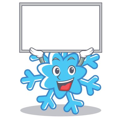 Yönetim Kurulu Kar tanesi karakter karikatür tarzı