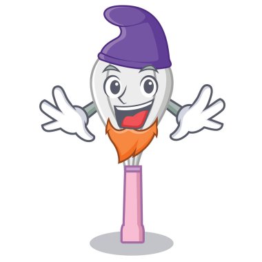 Elf çırpma teli karakter karikatür tarzı