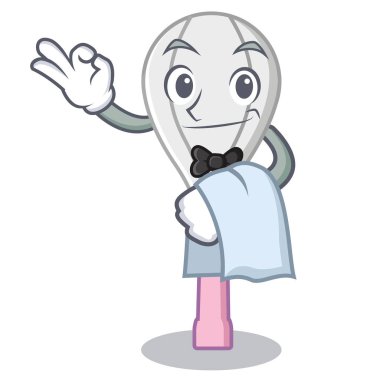 Garson çırpma teli karakter karikatür tarzı