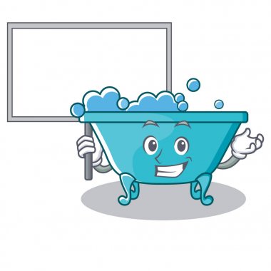 Yönetim Kurulu küvet karakter karikatür tarzı getirmek