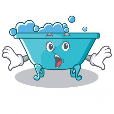 Sürpriz küvet karakter karikatür tarzı