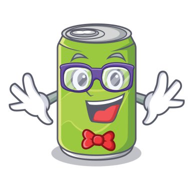 Geek meşrubat karakter karikatür