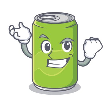 Başarılı meşrubat karakter karikatür