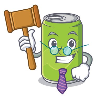 Yargıç meşrubat karakter karikatür