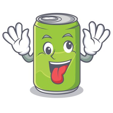 Deli meşrubat karakter karikatür