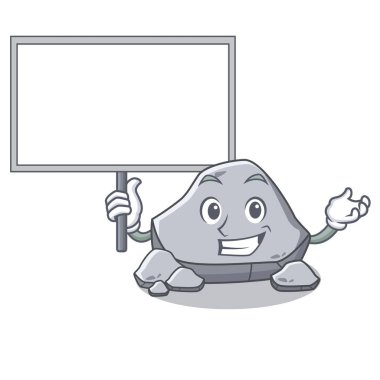 Yönetim Kurulu taş karakter karikatür tarzı getirmek