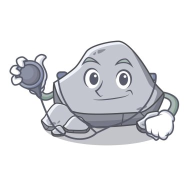 Doktor stone karakter karikatür tarzı