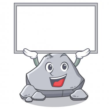 Yönetim Kurulu taş karakter karikatür tarzı