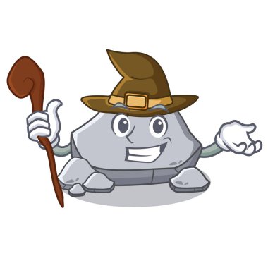 Cadı taş karakter karikatür tarzı