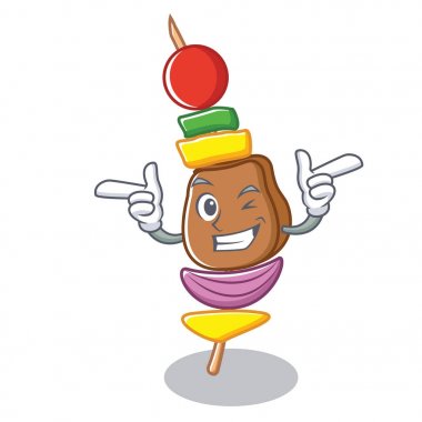 Wink Barbekü karakter karikatür tarzı