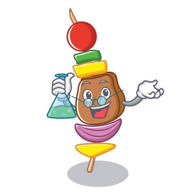 Profesör Barbekü karakter karikatür tarzı