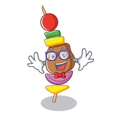 Geek Barbekü karakter karikatür tarzı