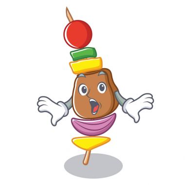 Sürpriz Barbekü karakter karikatür tarzı