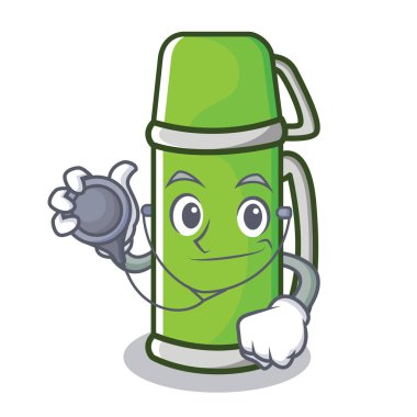Doktor termos karakter karikatür tarzı