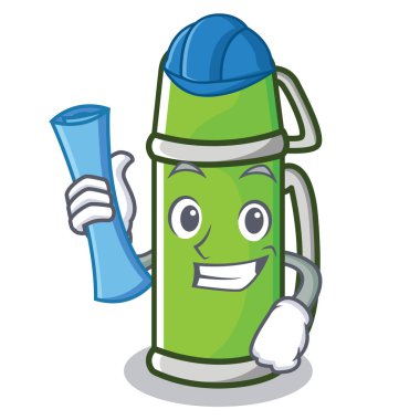 Mimar termos karakter karikatür tarzı