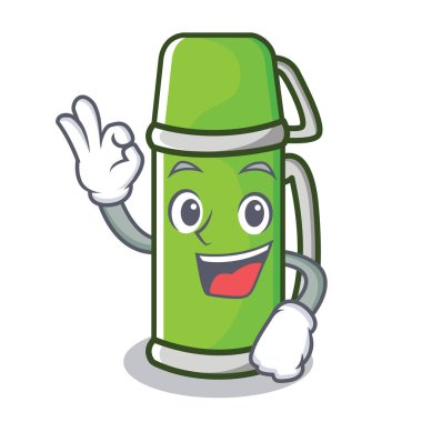 Termos karakter karikatür tarzı Tamam