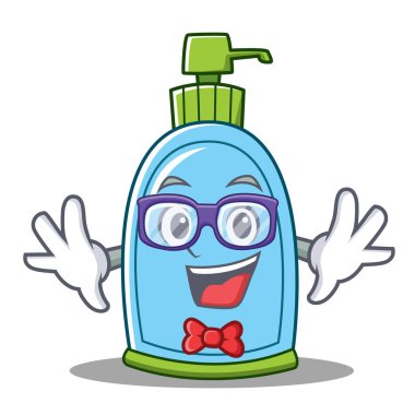 Geek sıvı sabun karakter karikatür