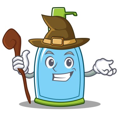 Cadı sıvı sabun karakter karikatür