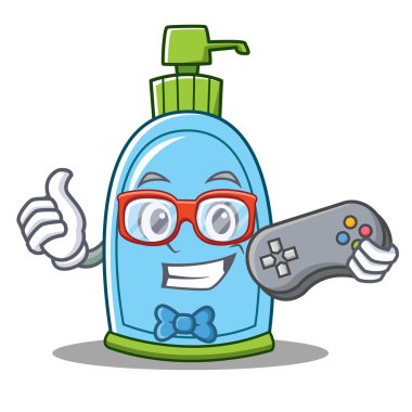 Oyun sıvı sabun karakter karikatür