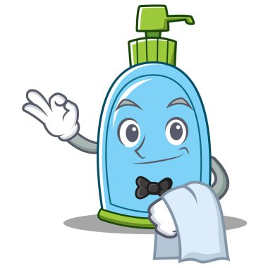 Garson sıvı sabun karakter karikatür