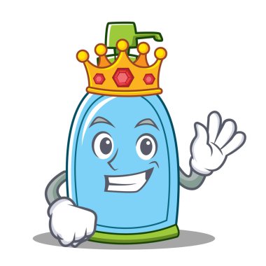 Kral sıvı sabun karakter karikatür