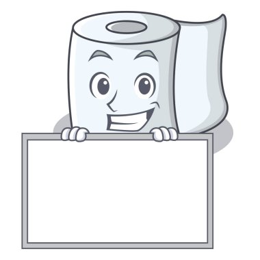 Yönetim Kurulu doku karakter karikatür tarzı ile sırıtarak