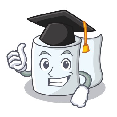 Mezuniyet doku karakter karikatür tarzı