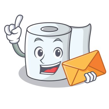 Zarf doku karakter karikatür tarzı ile