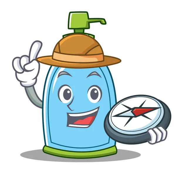 Explorer sıvı sabun karakter karikatür