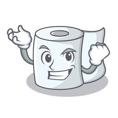 Başarılı doku karakter karikatür tarzı