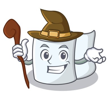 Cadı doku karakter karikatür tarzı