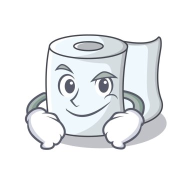 Smirking doku karakter karikatür tarzı