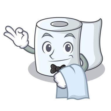 Garson doku karakter karikatür tarzı