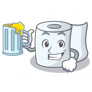 Suyu doku karakter karikatür tarzı ile