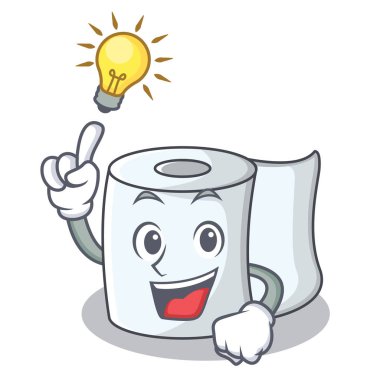 Bir fikir doku karakter karikatür tarzı var