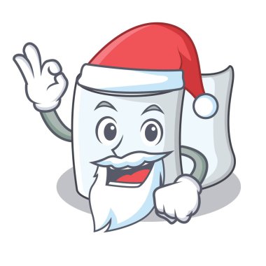 Santa doku karakter karikatür tarzı