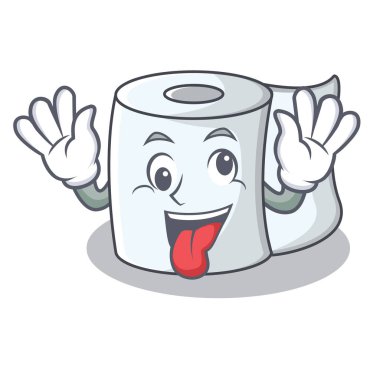 Deli doku karakter karikatür tarzı