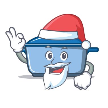 Santa mutfak karakter karikatür tarzı