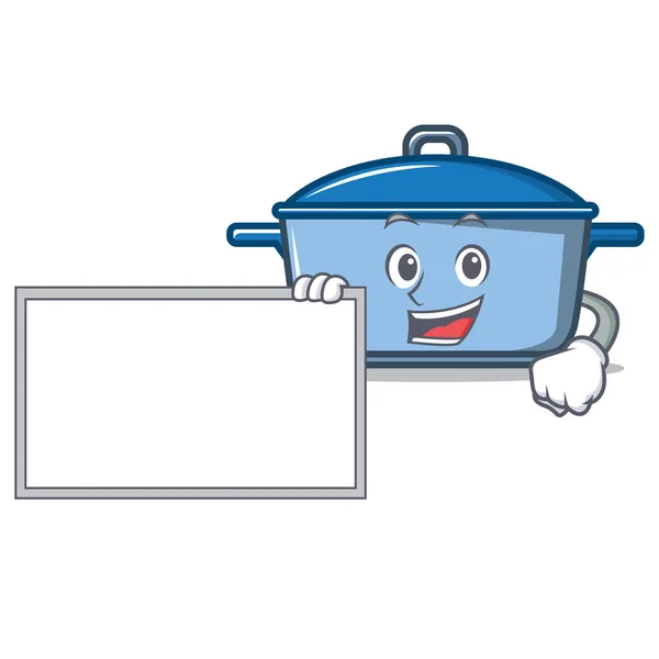 Con tablero de cocina carácter estilo de dibujos animados — Vector de stock