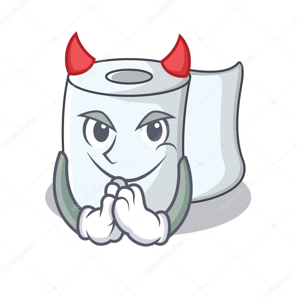 Devil tissue character cartoon style